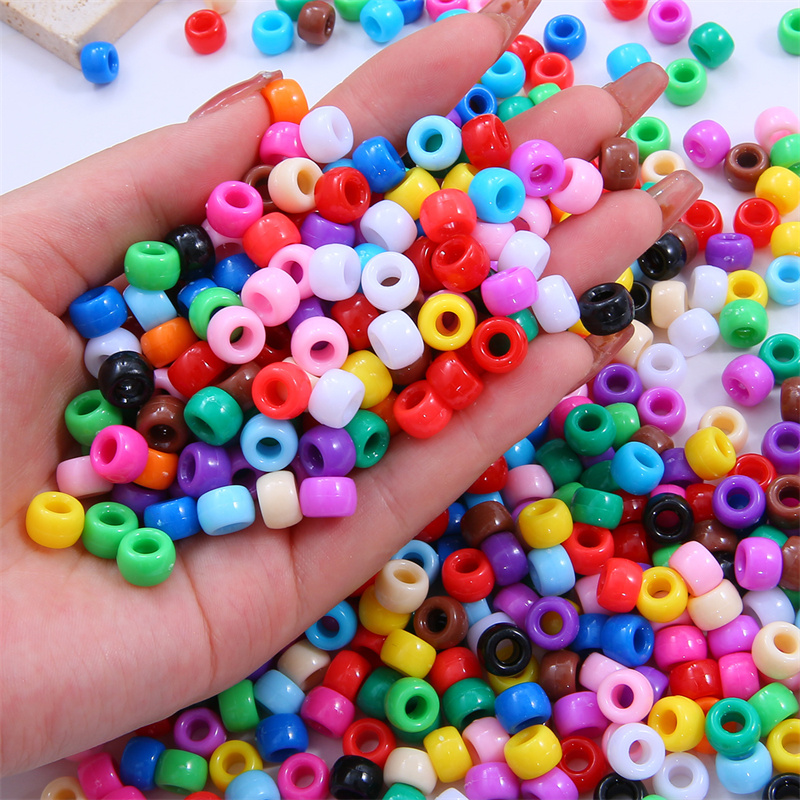 100pcs 6x9mm Large Hole Plasti - Jewelry Making 4 Year Old ulasan dan harga