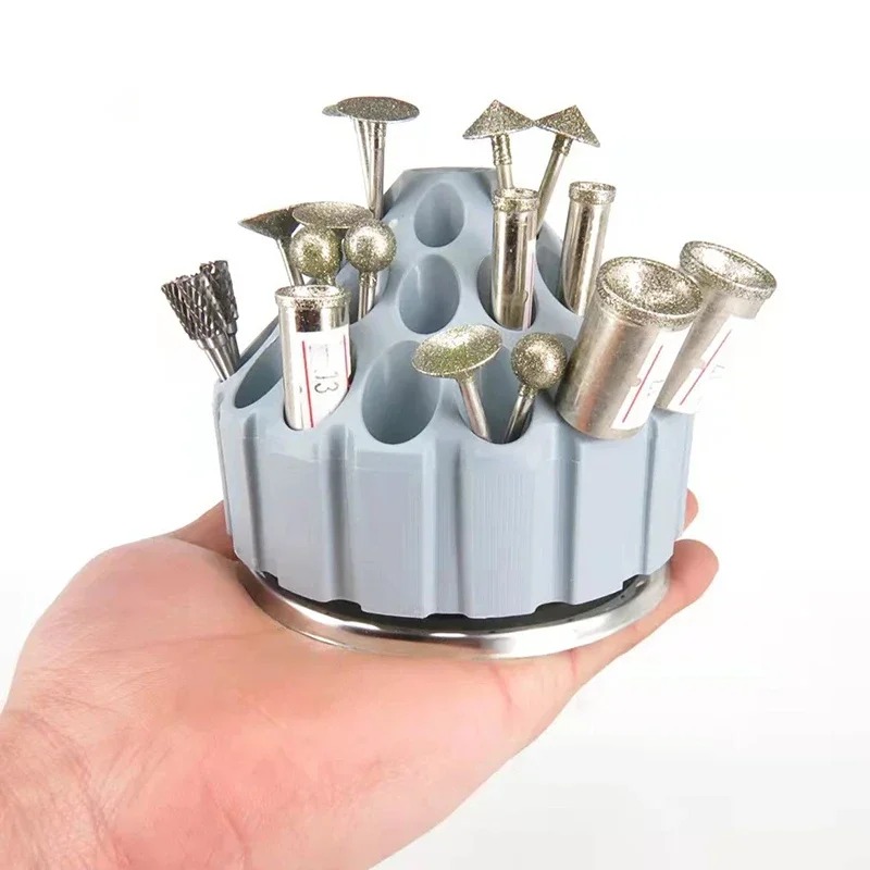 360 Rotating Drill Bit Storage - Jewelry Making Anvil ulasan dan harga
