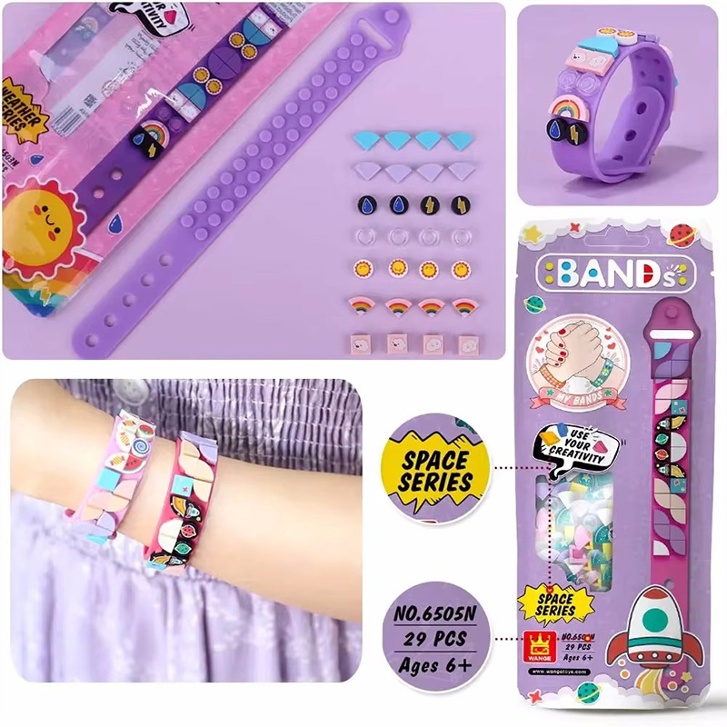 6Pcs/set Kids Building Blocks  - Jewelry Making For Kids ulasan dan harga