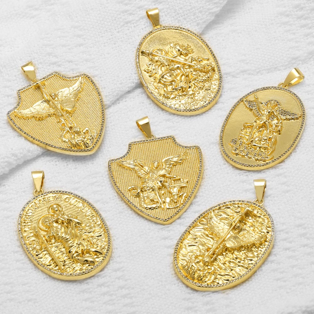 OCESRIO St Michael Medals for  - Jewelry Making Michaels ulasan dan harga