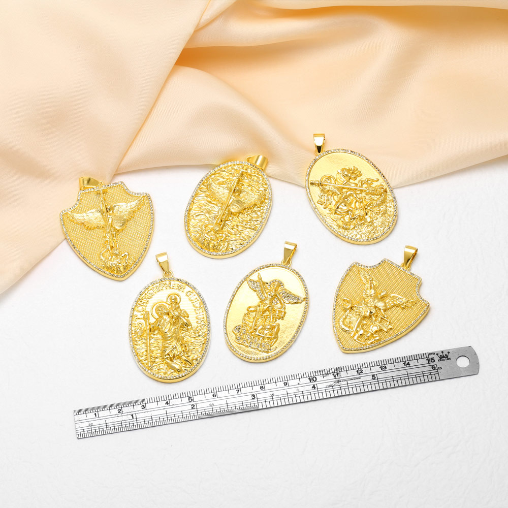 OCESRIO St Michael Medals for  - Jewelry Making Michaels ulasan dan harga