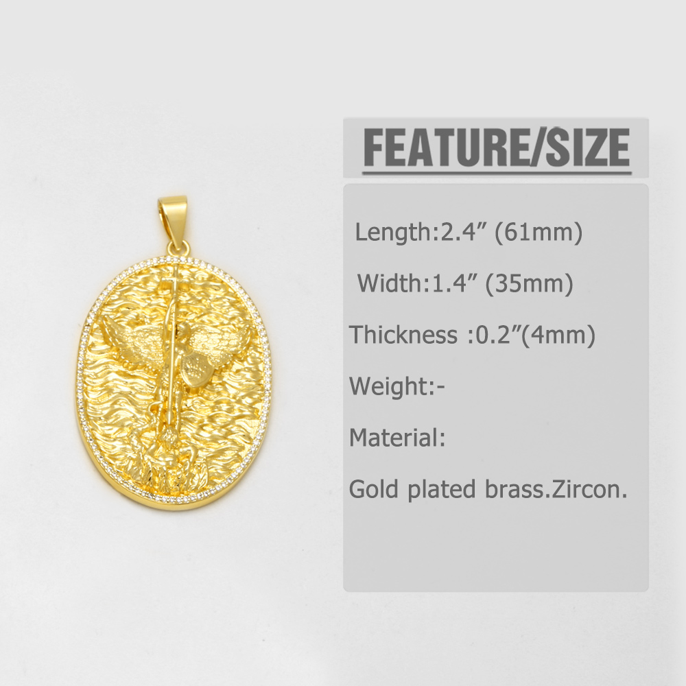 OCESRIO St Michael Medals for  - Jewelry Making Michaels ulasan dan harga