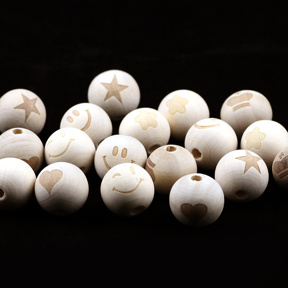 10pcs 20mm Round Natural Wood  - Jewelry Making 4 Year Old ulasan dan harga