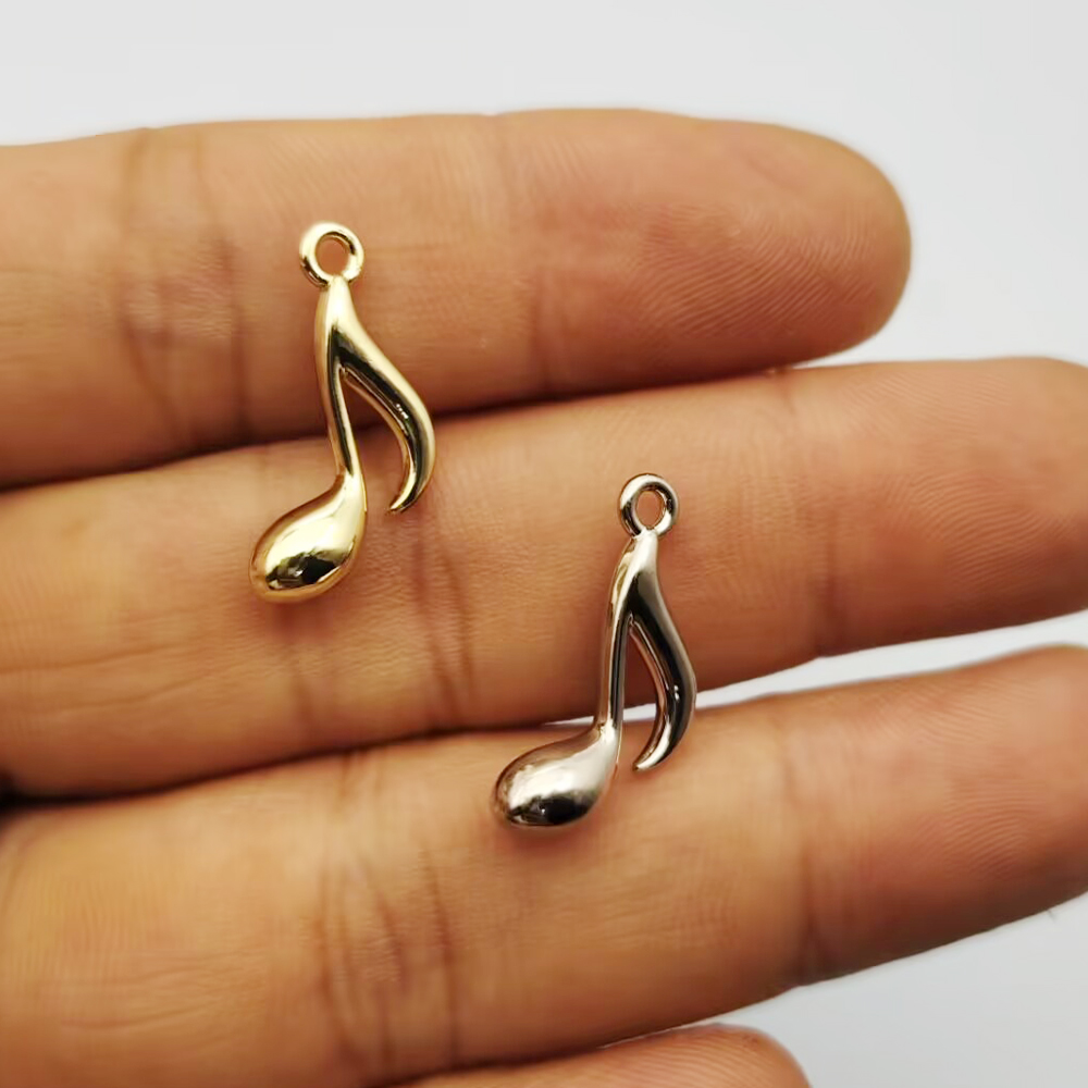 10pcs Music Note Charm for Jew - Jewelry Making Notes ulasan dan harga