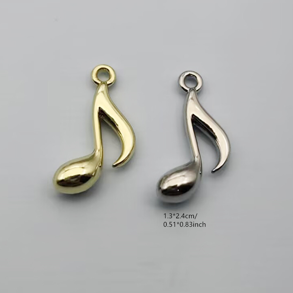 10pcs Music Note Charm for Jew - Jewelry Making Notes ulasan dan harga