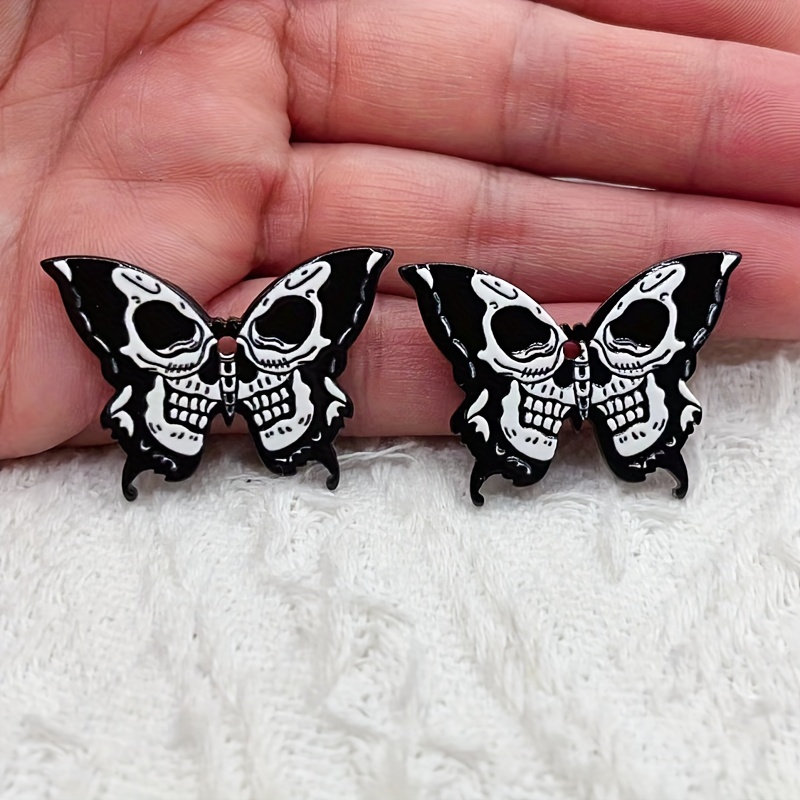 5/10Pcs Halloween Acrylic Skul - Jewelry Making Event ulasan dan harga