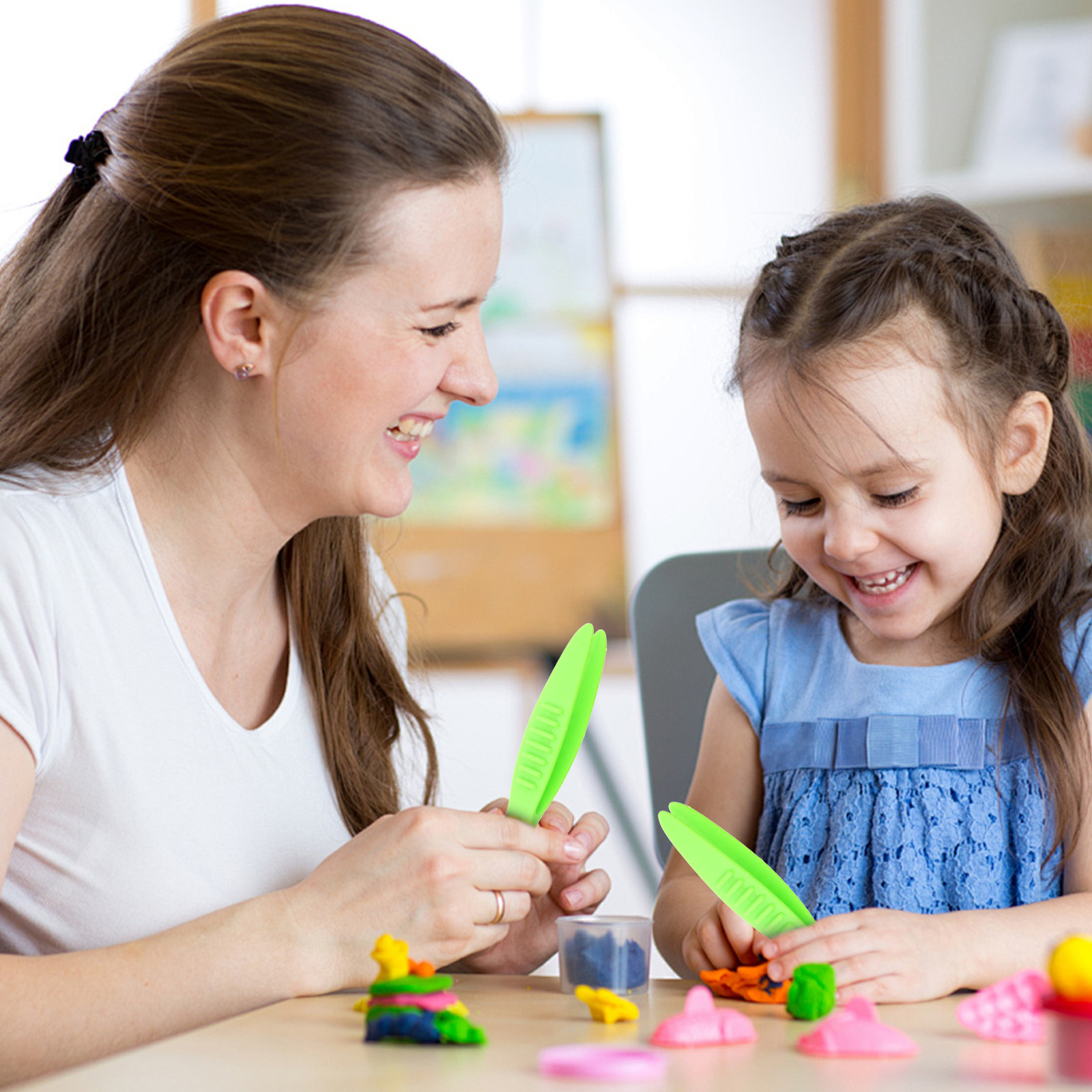 10Pcs Child Friendly Plastic T - Jewelry Making Experience ulasan dan harga