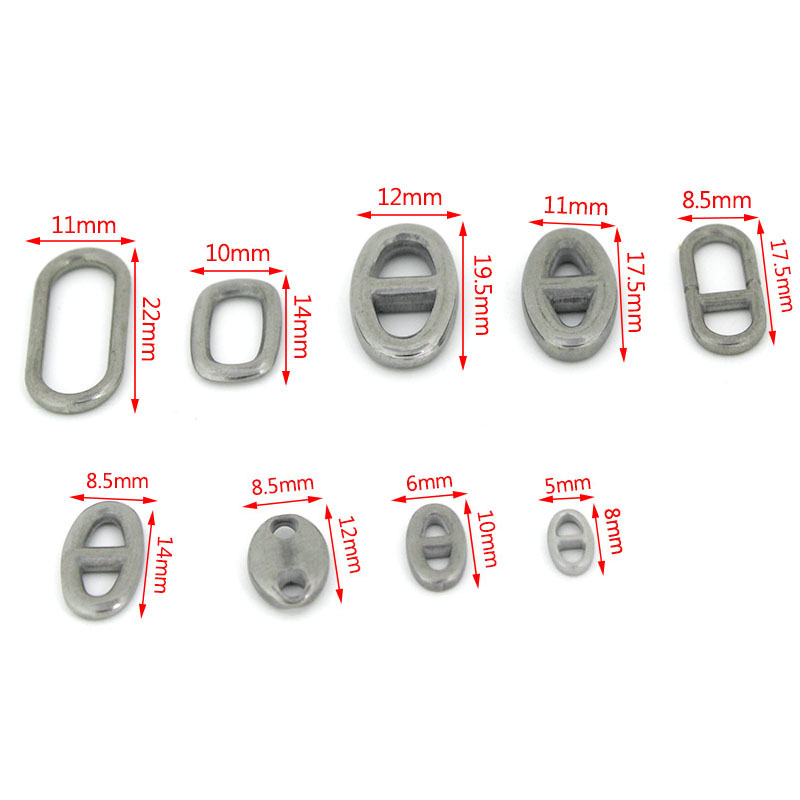 10Pcs Stainless Steel Double H - Jewelry Making Hardware ulasan dan harga