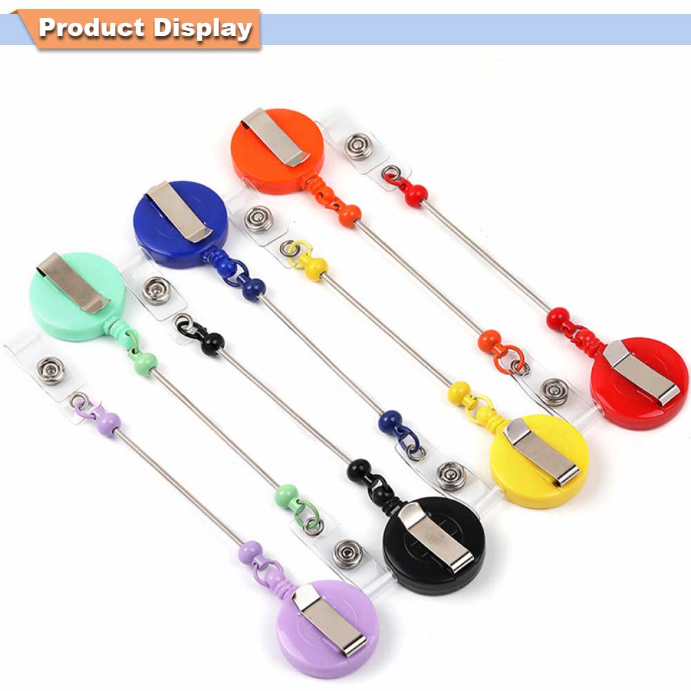 1-3 Pcs Beadable Badge Reels w - Jewelry Making Parts ulasan dan harga