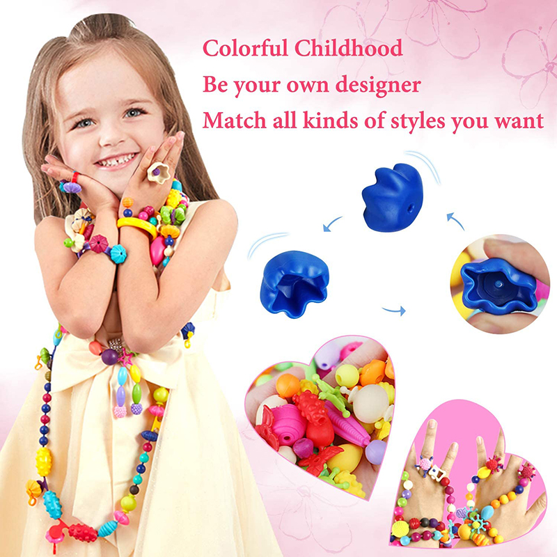 100pcs Pop Beads Children Girl - Jewelry Making 4 Year Old ulasan dan harga