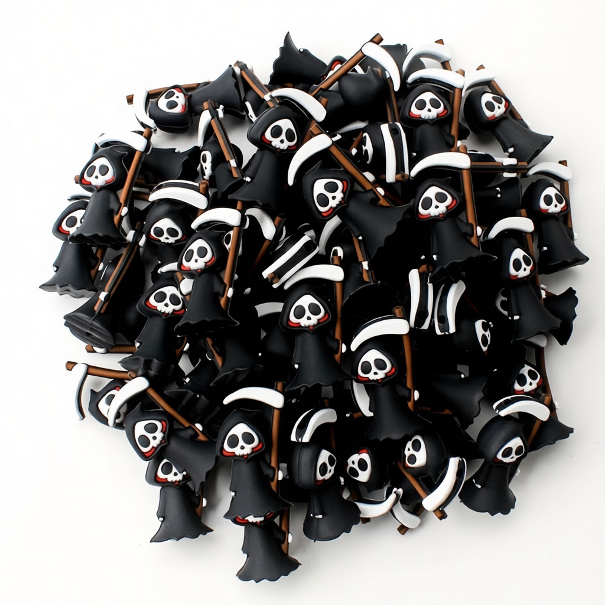 3D Silicone Beads Grim Reaper  - Jewelry Making Event ulasan dan harga