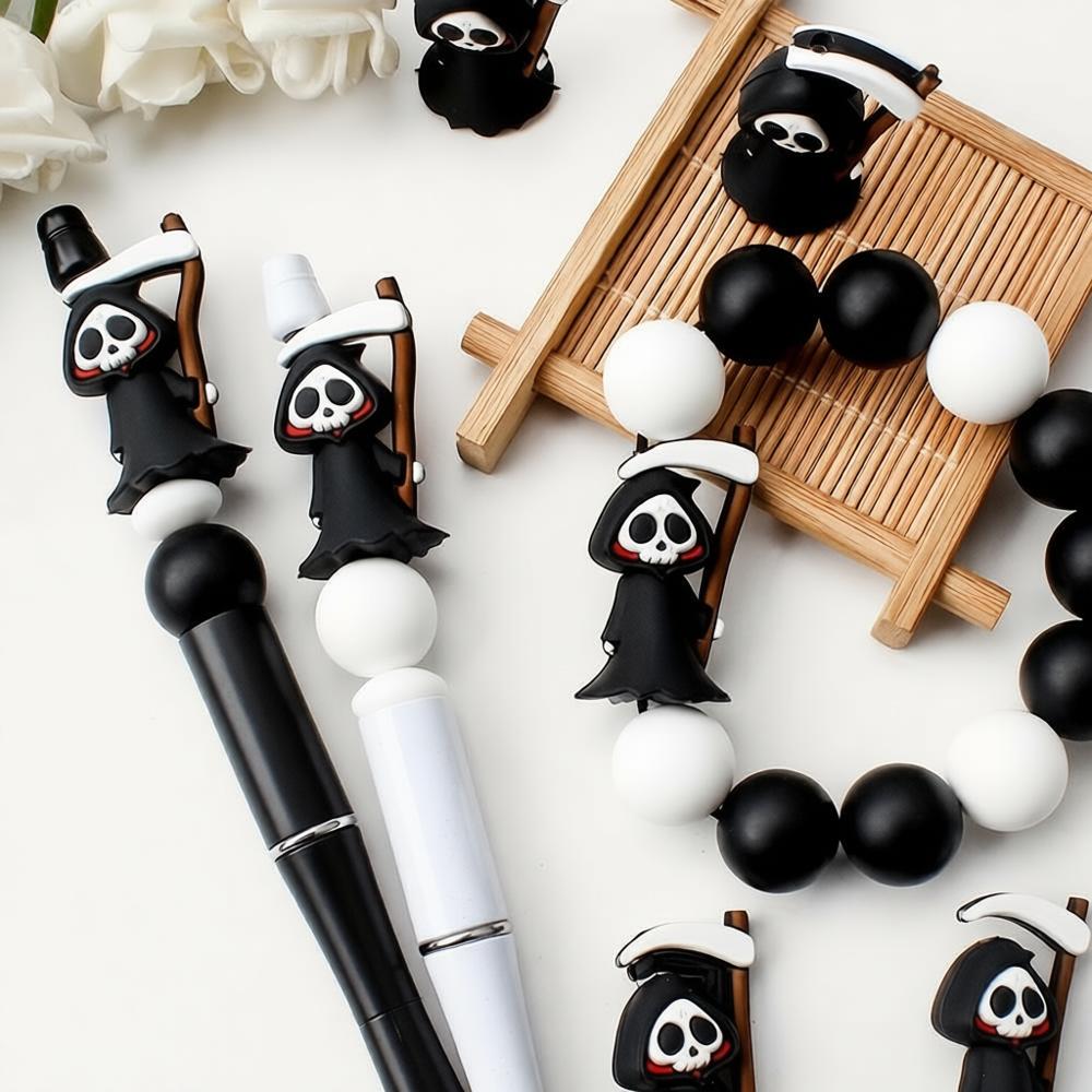 3D Silicone Beads Grim Reaper  - Jewelry Making Event ulasan dan harga