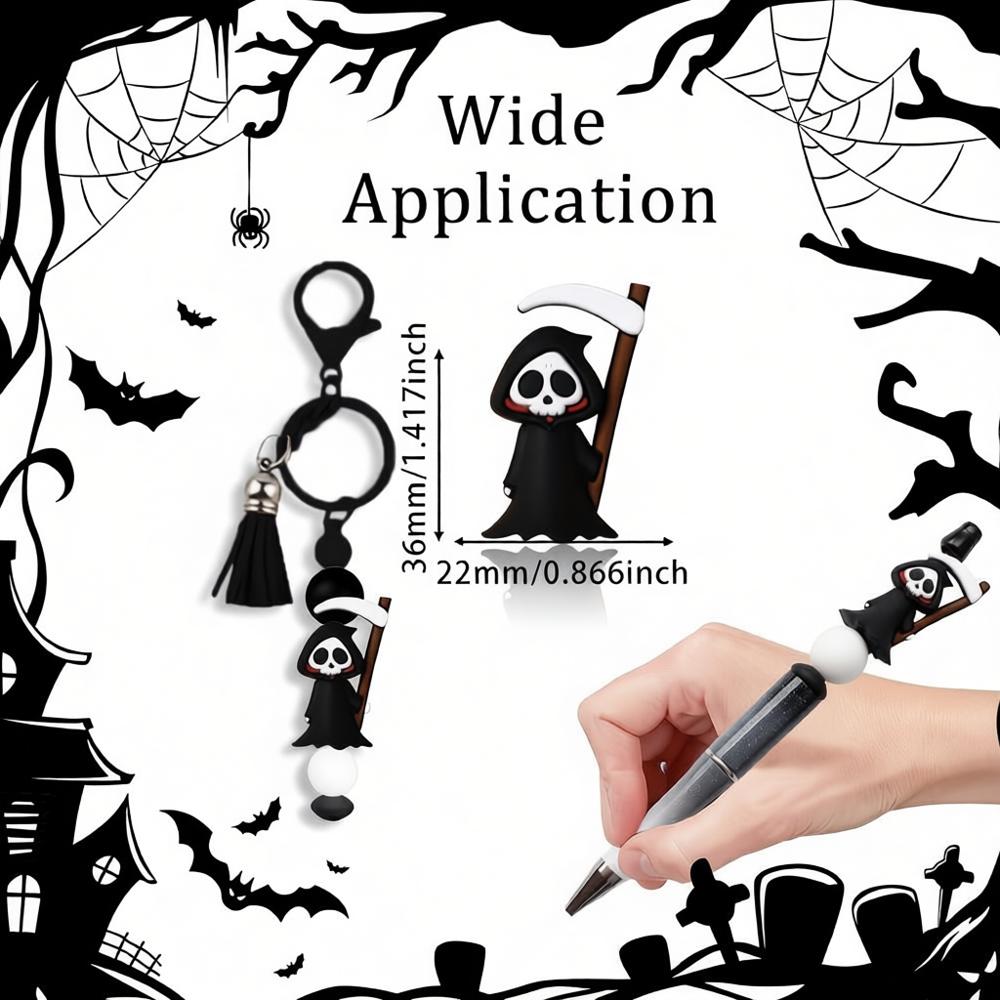 3D Silicone Beads Grim Reaper  - Jewelry Making Event ulasan dan harga