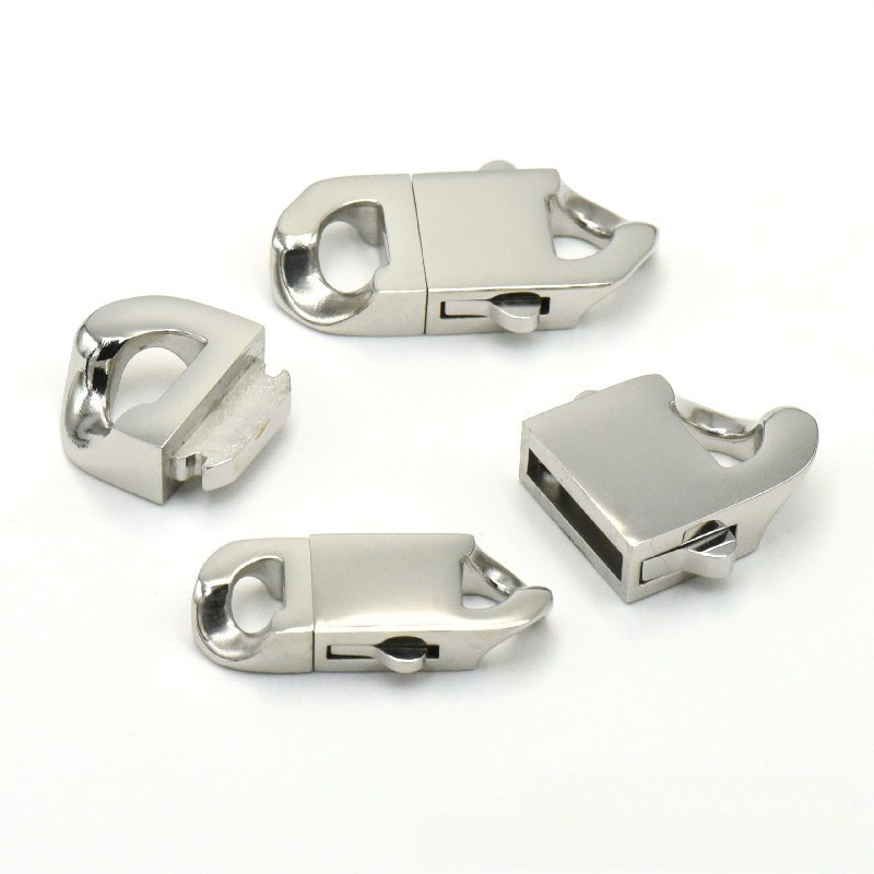 Stainless Steel Spring Clasp L - Jewelry Making Hardware ulasan dan harga