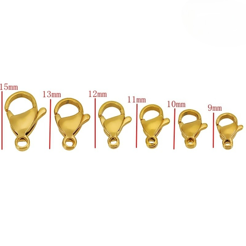 20pcs Stainless Steel Lobster  - Jewelry Making Hardware ulasan dan harga
