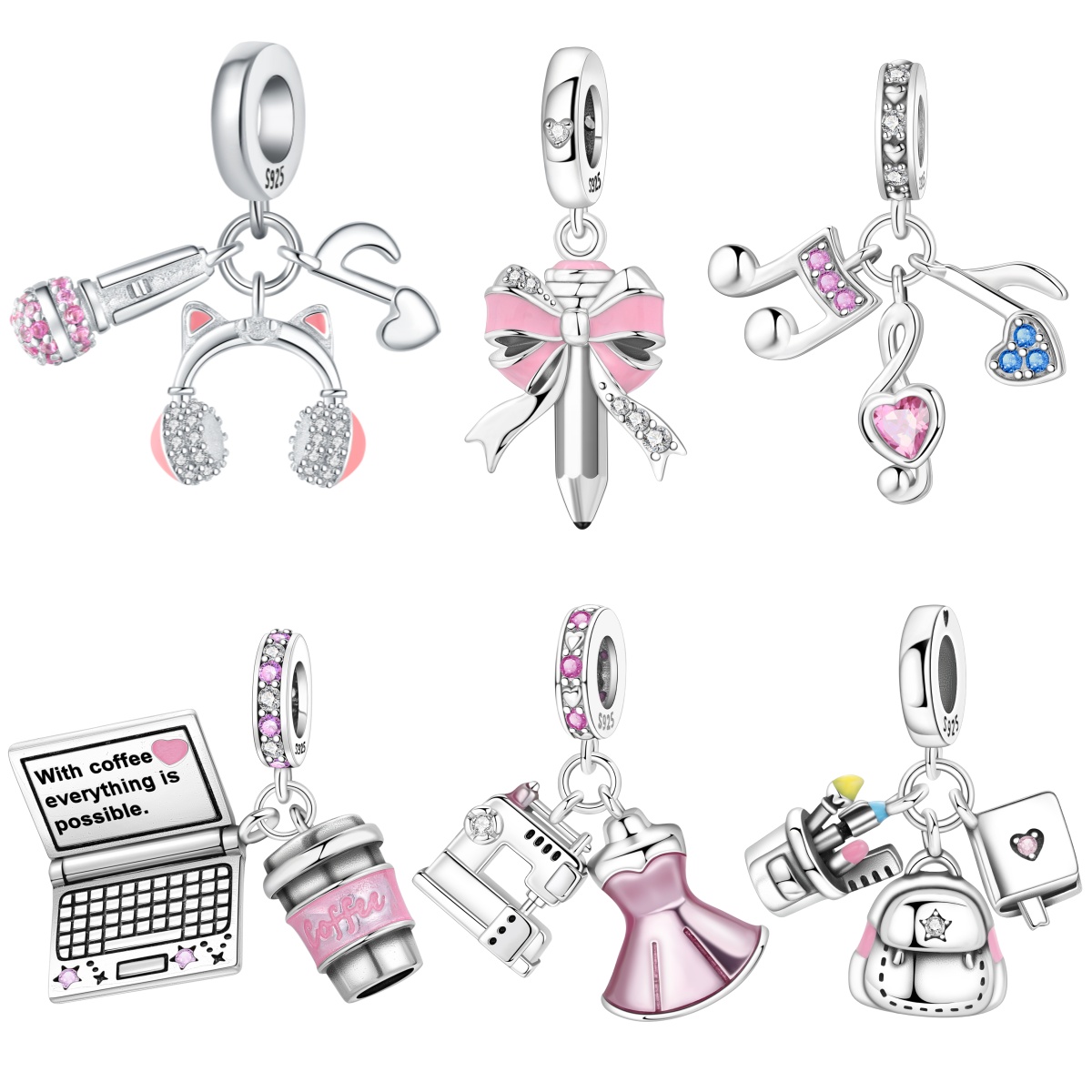 Orstarry S925 Sterling Silver  - Jewelry Making Notes ulasan dan harga