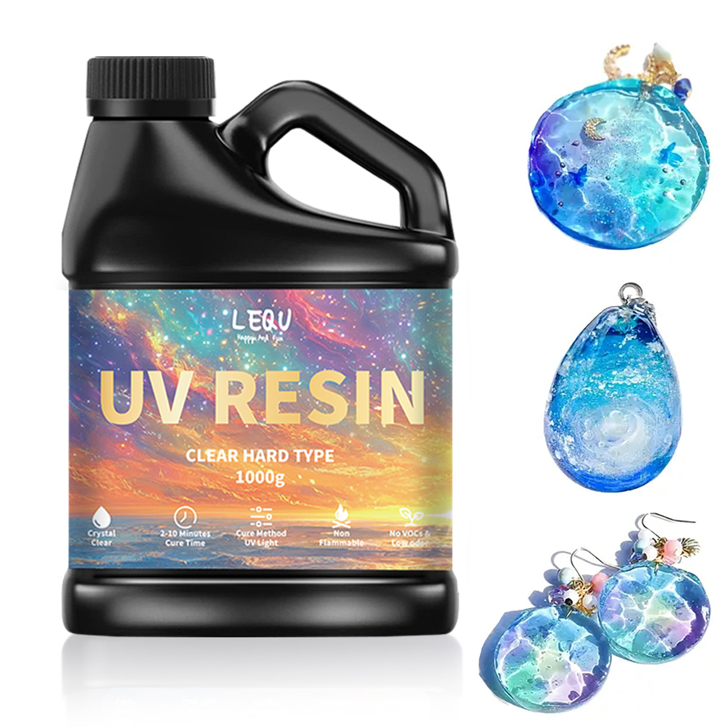 100/200/500/1000g UV Epoxy Res - Jewelry Making Uv Resin Kit ulasan dan harga