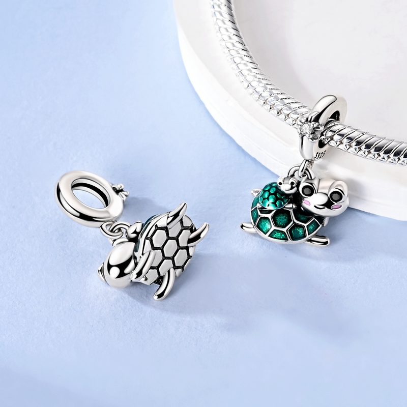 925 Sterling Silver Turtle Par - Jewelry Making For Kids ulasan dan harga