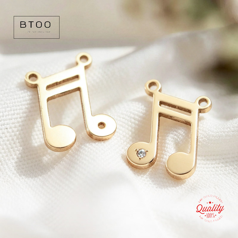 Musical Note Charm Pendant Tar - Jewelry Making Notes ulasan dan harga