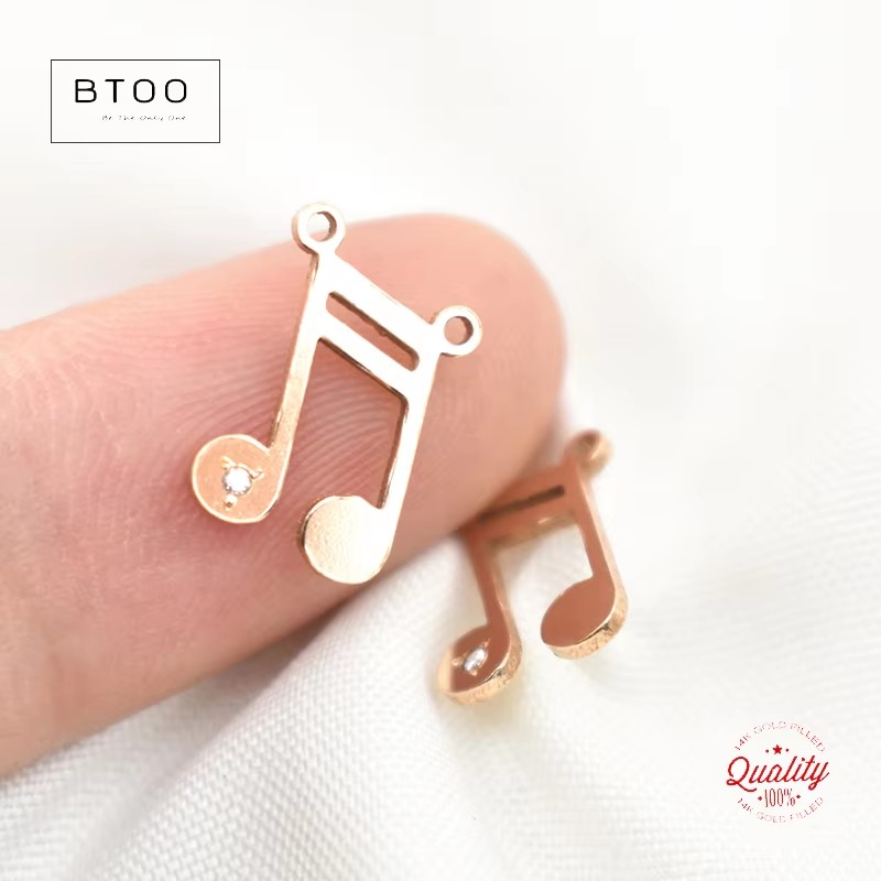 Musical Note Charm Pendant Tar - Jewelry Making Notes ulasan dan harga